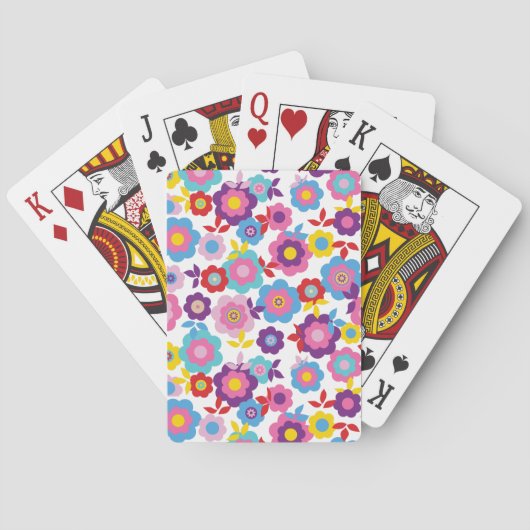 Eilins Frühlingsblumen 2 Spielkarten (Rückseite)