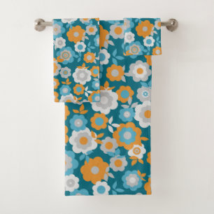 Eilins Frühlingsblumen Badhandtuch Set