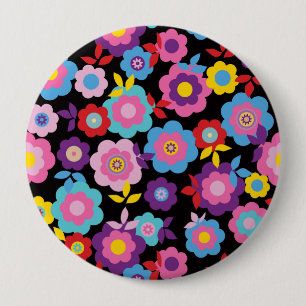Eilins Frühlingsblumen Button