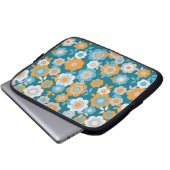 Eilins Frühlingsblumen Laptopschutzhülle (Vorne Knopf)