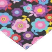 Eilins Frühlingsblumen Tischdecke (Schrägansicht)