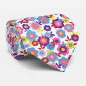 Eilin's Spring Flowers 2 Krawatte (Gerollt)