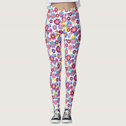 Eilin's Spring Flowers 2 Leggings (Vorderseite)