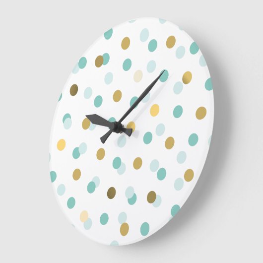 Eilins trendy Muster Große Wanduhr (Winkel)