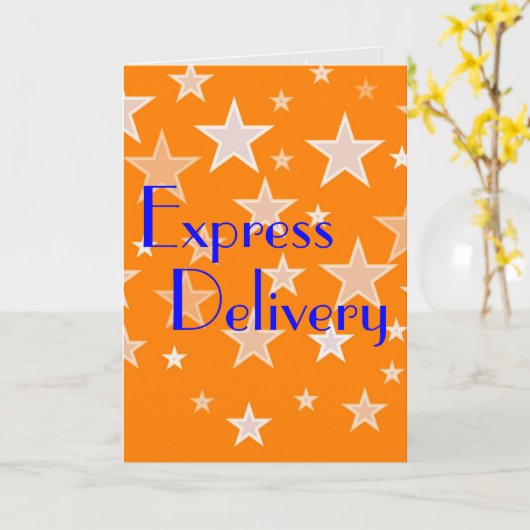 Eilzustellung - Glückwünsche auf Ihrem Promoti Karte (Gelbe Blume)