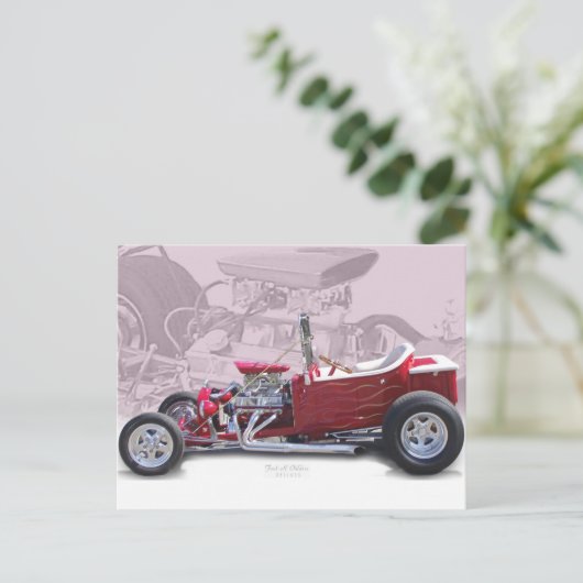 Eimer A Bolzen Postkarte (Stehend Vorderseite)