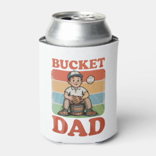 Eimer-Daddy-Baseball-Vatertag-Opa-Ehemann Dosenkühler