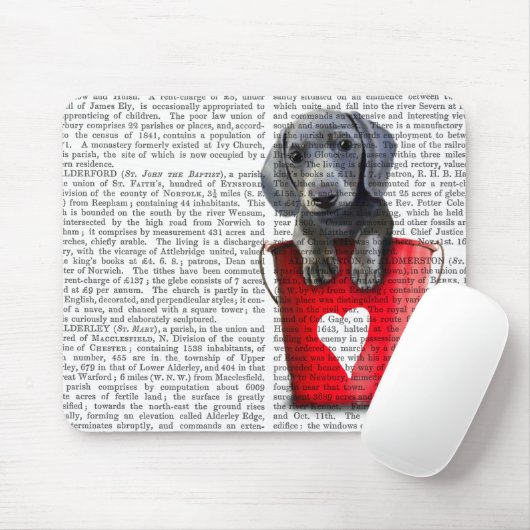 Eimer der Liebe Dackel Welpe Mousepad (Mit Mouse)