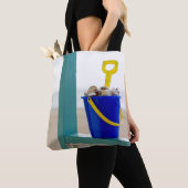Eimer gefüllt mit Seashells Tasche (Von Nahem)
