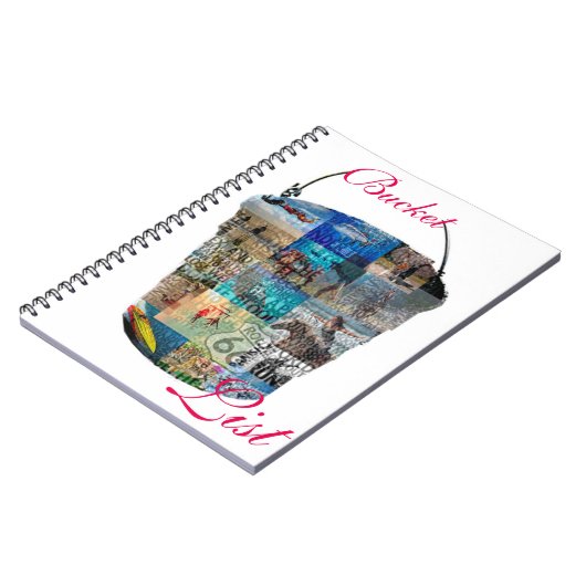 Eimer-Liste Notizblock (Linke Seite)