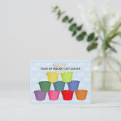 Eimer-Listen-Ausrüstung Visitenkarte (Stehend Vorderseite)