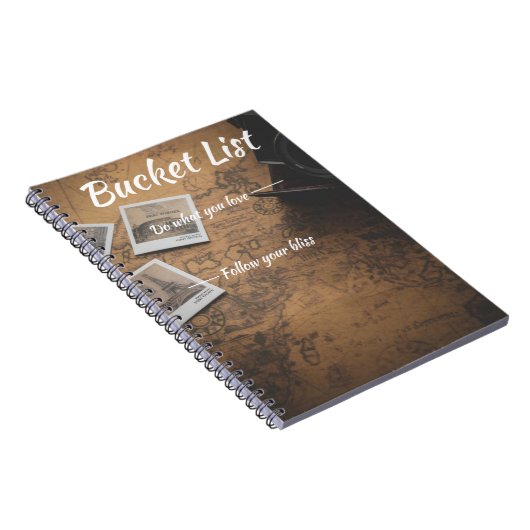 Eimer-Listen-Notizbuch Notizblock (Rechte Seite)