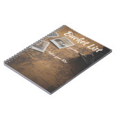 Eimer-Listen-Notizbuch Notizblock (Linke Seite)