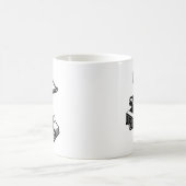 Eimer-LKW-KirschPflücker Retro Kaffeetasse (Mittel)