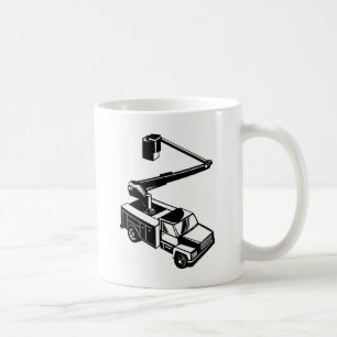 Eimer-LKW-KirschPflücker Retro Kaffeetasse