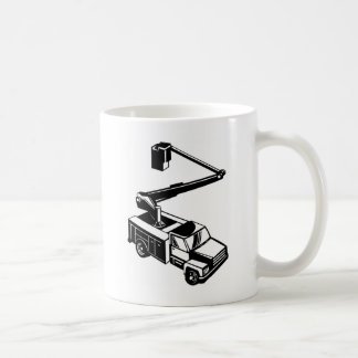 Eimer-LKW-KirschPflücker Retro Kaffeetasse