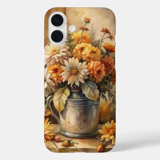 Eimer mit Herbstblumen Case-Mate iPhone Hülle (Rückseite)