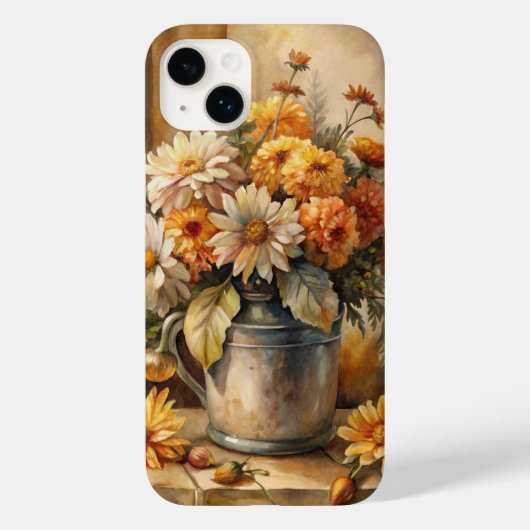 Eimer mit Herbstblumen Case-Mate iPhone Hülle (Rückseite)