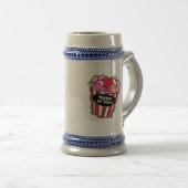 Eimer mit Liebe Bierglas (VorderseiteRechts)