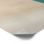 Eimer mit Muscheln gefüllt Poster (Ecke)