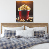 Eimer Popcorn Leinwanddruck (Insitu (Schlafzimmer))