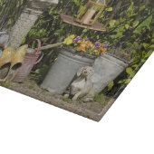 Eimer, Schuhe und Blume, Zaanse Schans, Schneidebrett (Ecke)