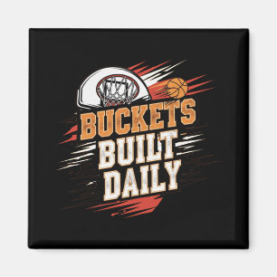 Eimer Täglich Basketball Motivation Design L Magnet