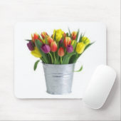 Eimer Tulpen Mousepad (Mit Mouse)