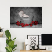 Eimer und Rose Poster (Heimbüro)