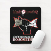 "Eimer und Stimmzettel" Standard-Mauspad (Schwarz) Mousepad (Mit Mouse)