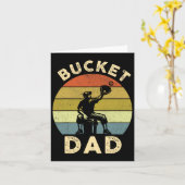 Eimer Vater Softball Vater Baseball Funny Coach Va Karte (Gelbe Blume)
