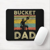 Eimer Vater Softball Vater Baseball Funny Coach Va Mousepad (Mit Mouse)
