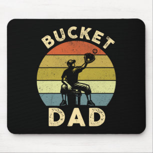Eimer Vater Softball Vater Baseball Funny Coach Va Mousepad