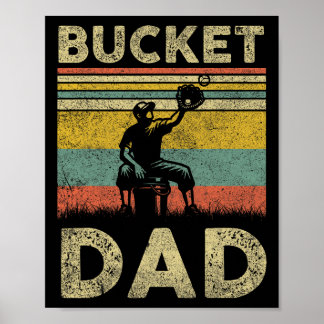 Eimer Vater Softball Vater Baseball Funny Coach Va Poster