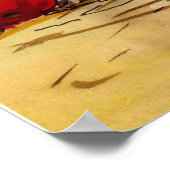 Eimer voller Äpfel Poster (Ecke)