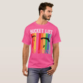 Eimerliste Skydiving Funny T-Shirt (Vorne ganz)