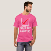 Eimerliste Skydiving Paragliding Skydivi T-Shirt (Vorne ganz)