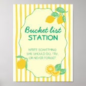 Eimerlisten-Stationen Rat Lemon Abschluss Poster (Vorne)