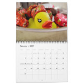 Ein 12-monatiger Gummienten-Kalender Kalender (Feb 2027)