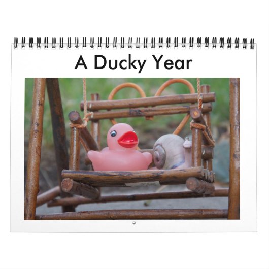 Ein 12-monatiger Gummienten-Kalender Kalender (Titelbild)