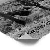 Ein 1 Druckschnee in der WüstenNature-Serie 2012 Poster (Ecke)