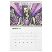 Ein 2017 Engels-Kalender - Medium Kalender (Feb 2027)