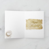 Ein 25. Geburtstag für eine Nase Karte (Innenseite)