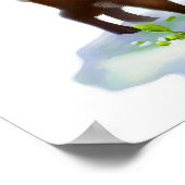 Ein 3D-Bild einer Karibik Poster (Ecke)