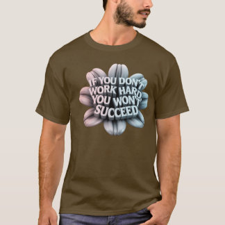 Ein 3D-T - Shirt für Motivierend Typografie