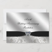 Ein 60. Diamond Wedding Anniversary 7x5 Einladung (Vorderseite)