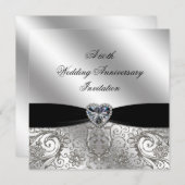 Ein 60-jähriges Jubiläum der Diamanten Einladung (Vorne/Hinten)