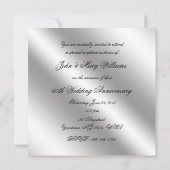 Ein 60-jähriges Jubiläum der Diamanten Einladung (Rückseite)