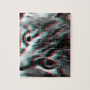 Ein 8bit Cat Glitch Puzzle