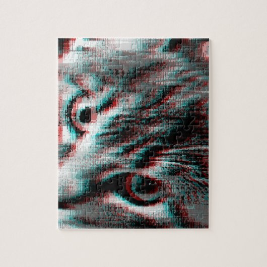 Ein 8bit Cat Glitch Puzzle (Vertikal)